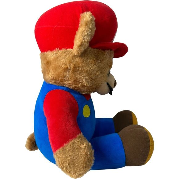 Build A Bear 18" Nintendo Super Mario Bros. Teddy Bear Plush 2017 Stuffed Animal - Picture 7 of 10